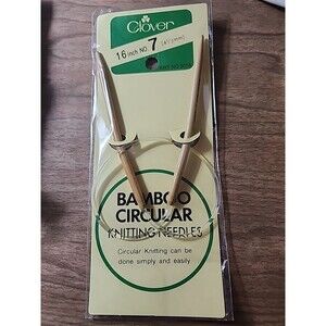 Clover Bamboo 16" Circular Knitting Needles New In Package